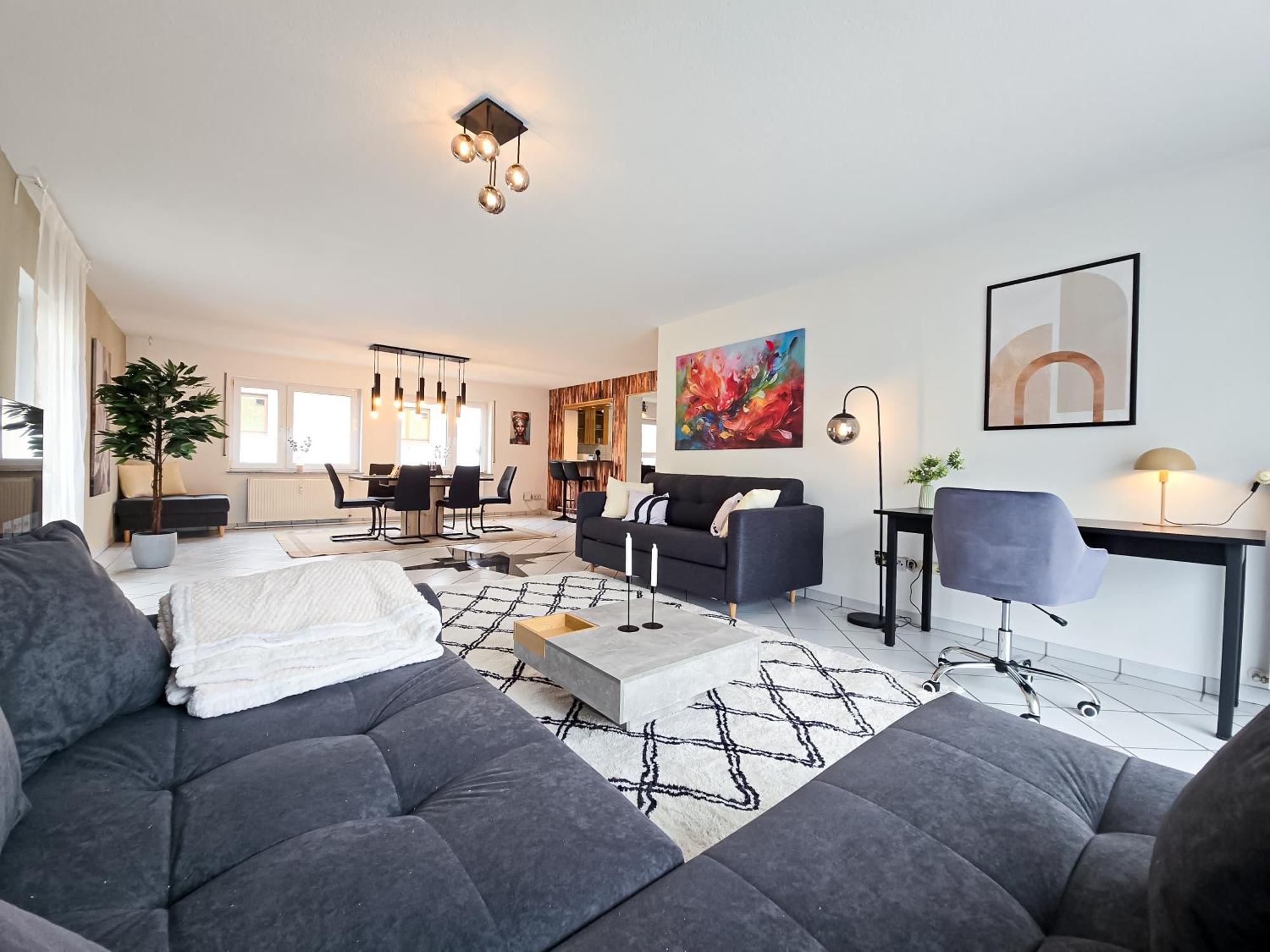 Star-Apartment - Calm, Spacious & Garden, 120M2 Nussloch Exterior foto