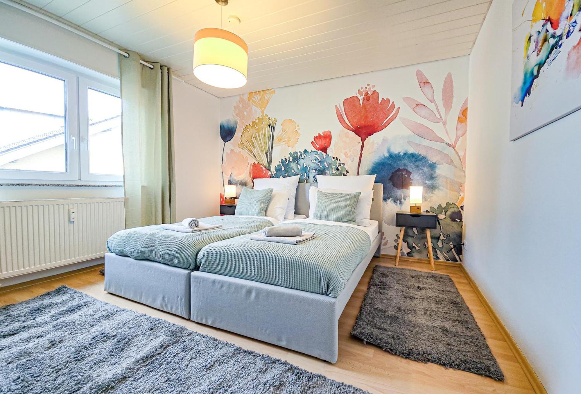 Star-Apartment - Calm, Spacious & Garden, 120M2 Nussloch Exterior foto